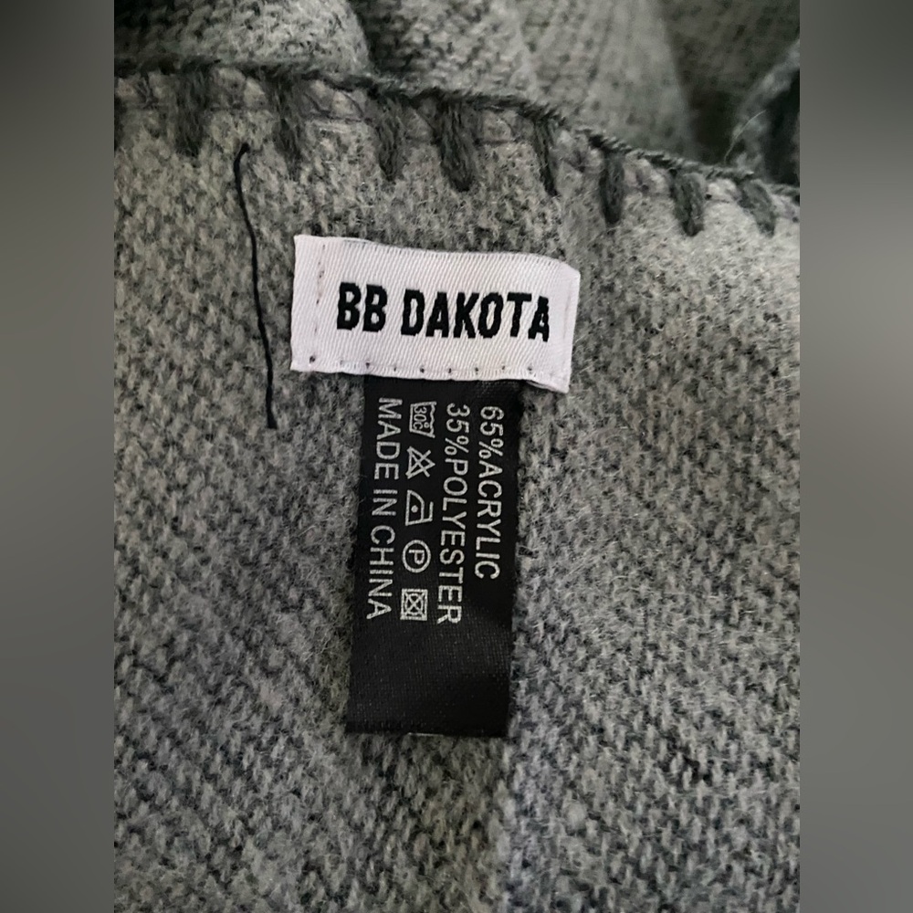 One Size Open Front Asymmetrical Poncho - image 5